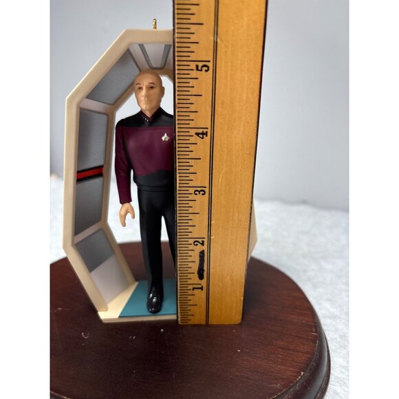 Star Trek TNG Jean-Luc Picard 1995 Keepsake Ornament By Hallmark - Picture 5 of 9